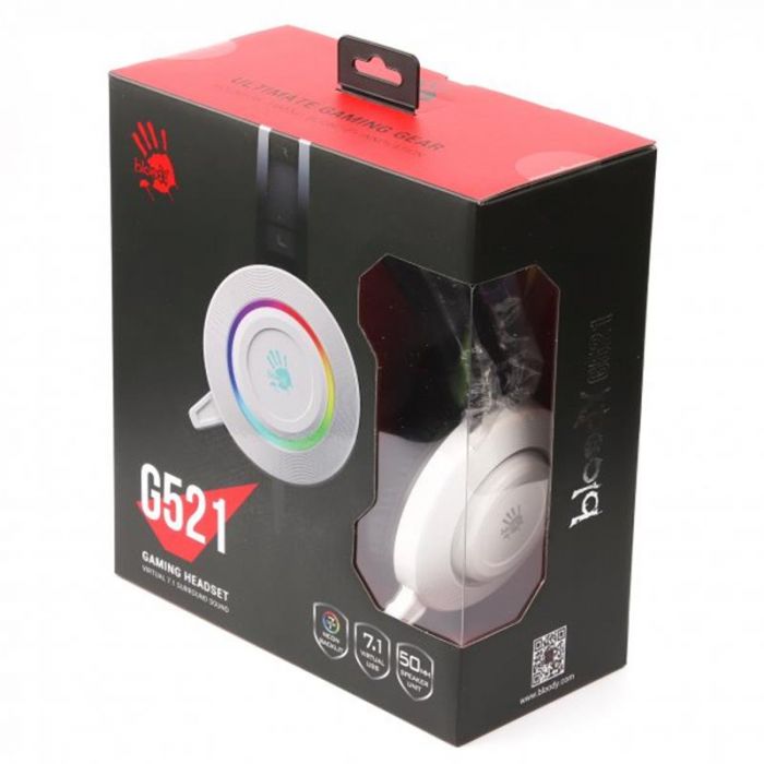 Гарнітура Bloody G521 White
