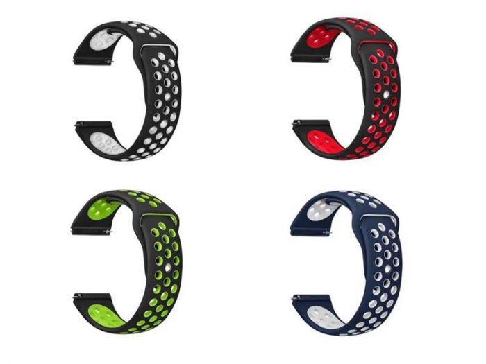 Ремешок BeCover Vents Style для Xiaomi iMi KW66/Mi Watch Color/Watch S1 Active/Haylou LS01/LS05 Boy 4шт (706543)