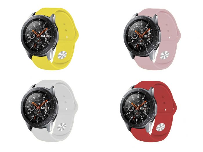 Силіконовий ремінець BeCover для Samsung Galaxy Watch 42mm/Watch Active/Active 2 40/44mm/Watch 3 41mm/Gear S2 Classic/Gear Sport Girl 4шт (706502)