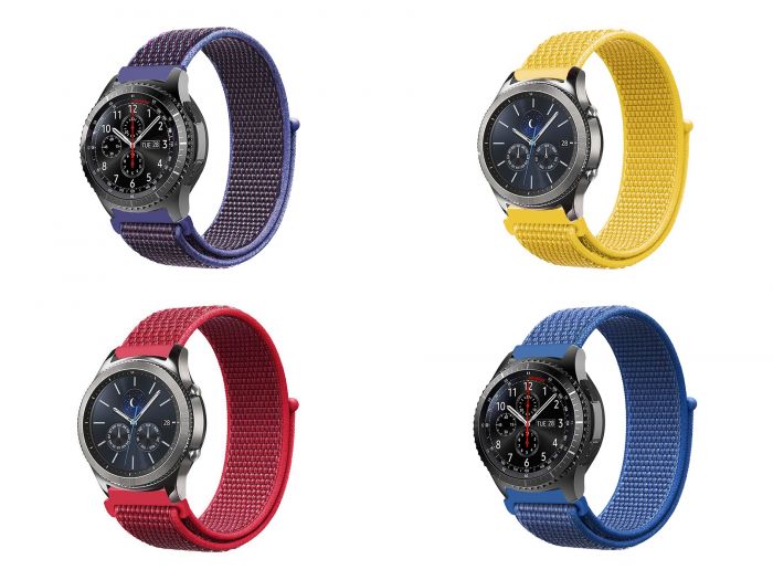 Ремінець BeCover Nylon Style для Huawei Watch GT/GT 2 46mm/GT 2 Pro/GT Active/Honor Watch Magic 1/2/GS Pro/Dream Boy 4шт (706563)