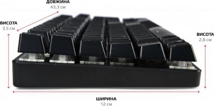 Клавіатура Motospeed CK104 Outemu Red RGB Silver (mtck104cmr)