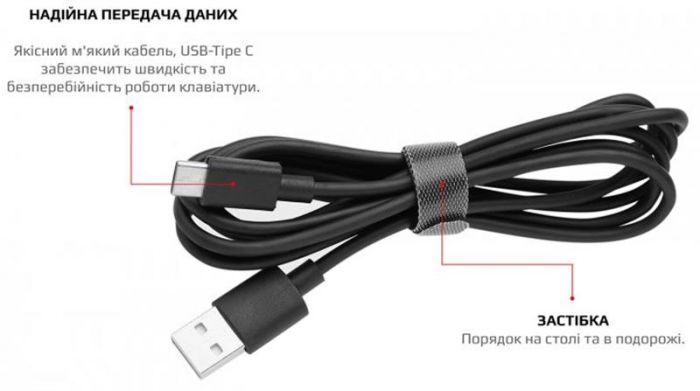 Клавіатура бездротова Motospeed CK62 Outemu Red (mtck62bmr) Black USB/Bluetooth
