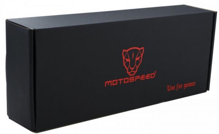 Клавіатура бездротова Motospeed CK62 Outemu Red (mtck62bmr) Black USB/Bluetooth