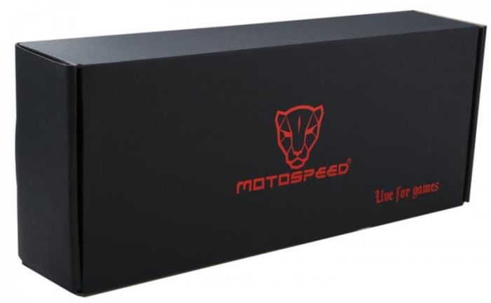 Клавіатура бездротова Motospeed CK62 Outemu Blue Ukr (mtck62bmb) Black USB/Bluetooth