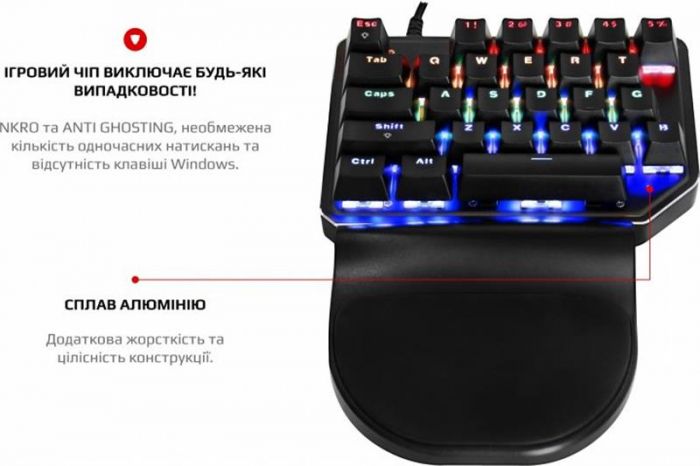 Клавіатура Motospeed K27 Outemu Red (mtk27mr) Black USB