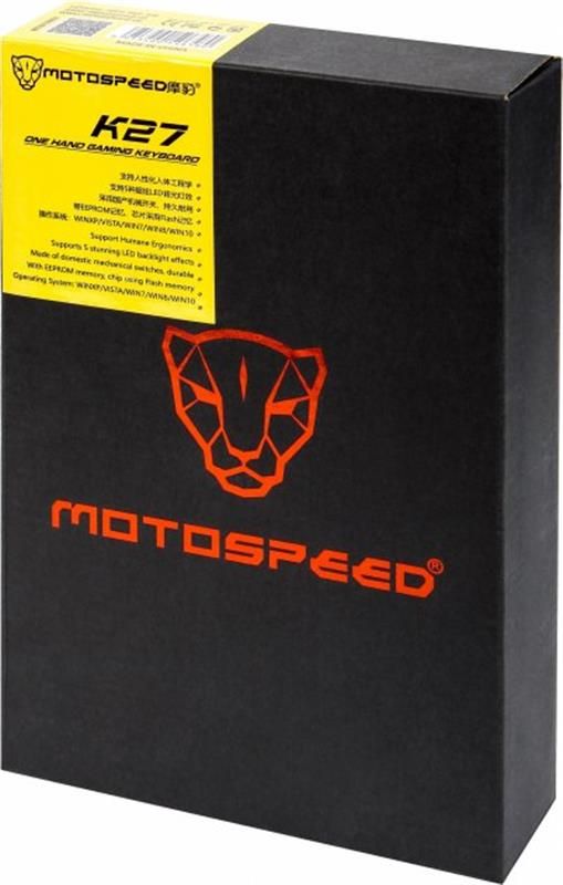 Клавіатура Motospeed K27 Outemu Red (mtk27mr) Black USB