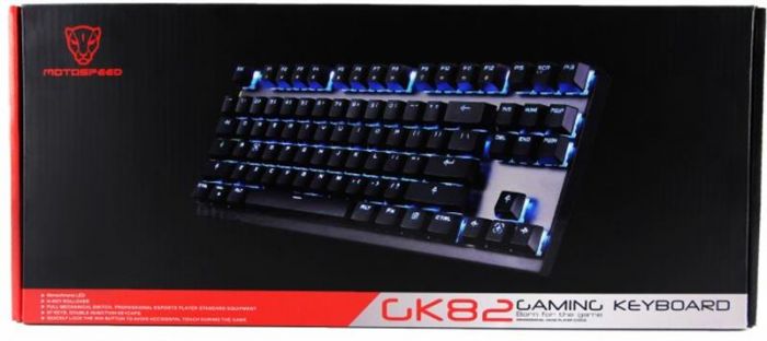 Клавіатура бездротова Motospeed GK82 Outemu Blue (mtgk82pmb) Pink USB