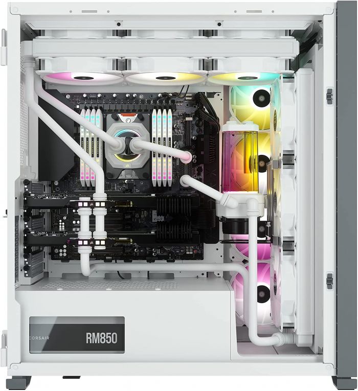 Корпус Corsair iCUE 7000X RGB Tempered Glass White (CC-9011227-WW) без БЖ