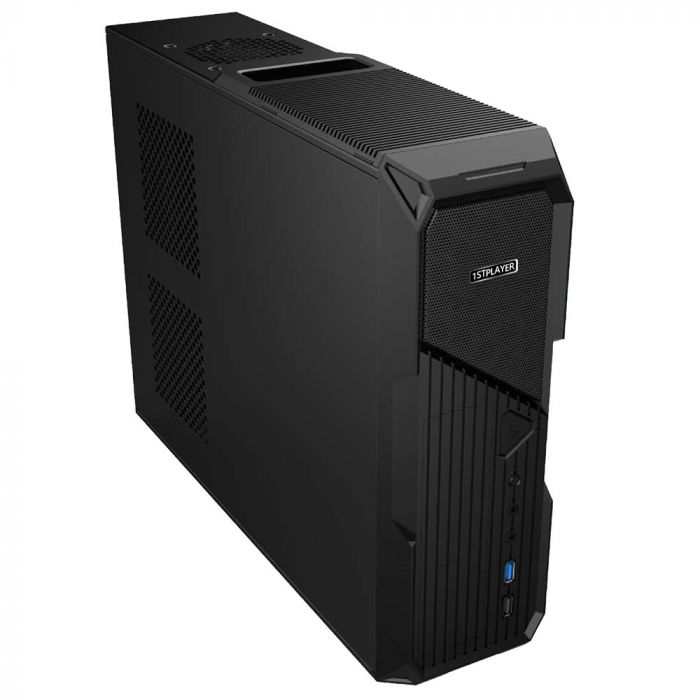 Корпус 1stPlayer S1-400SFX Black, 400W Slim, 1хUSB2.0, 1хUSB3.0, Black