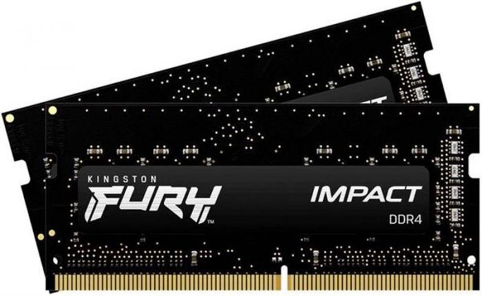 Модуль пам`ятi SO-DIMM 2x16GB/3200 DDR4 Kingston Fury Impact (KF432S20IBK2/32)