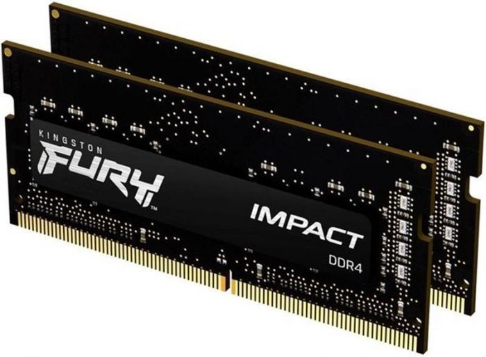 Модуль пам`ятi SO-DIMM 2x8GB/3200 DDR4 Kingston Fury Impact (KF432S20IBK2/16)