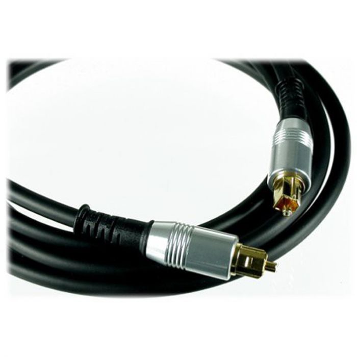 Кабель оптоволоконний Atcom Toslink - Toslink (M/M), 1.8 м, чорний (10703) пакет