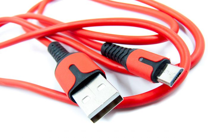 Кабель Dengos USB-Lightning 1м Red (PLS-M-IND-SOFT-RED)