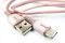 Кабель Dengos USB-USB Type-C 1м Rose (PLS-TC-IND-SOFT-ROSE)
