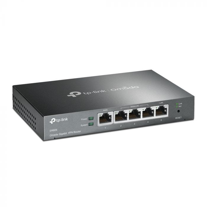 Маршрутизатор TP-LINK ER605 (1xGE LAN, 1xGE WAN, 3xGE LAN, VPN Omada)