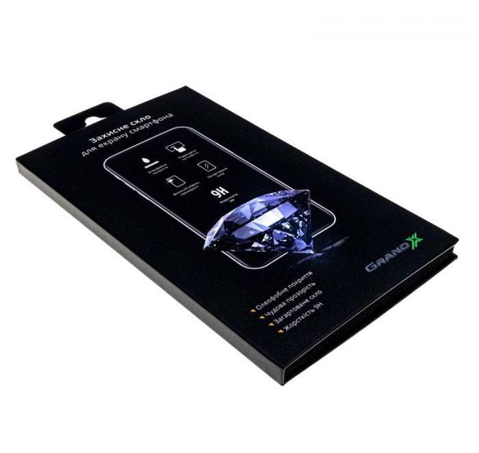 Захисне скло Grand-X для Apple iPhone 13 Mini Black, 9D (AIP13M9D)