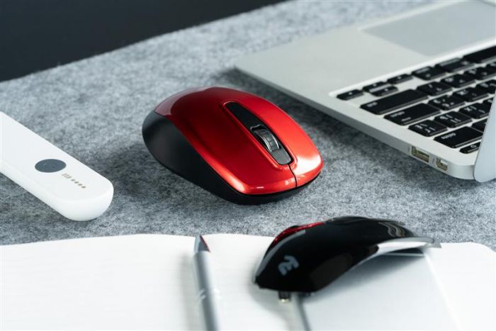 Миша бездротова 2E MF2020 WL Black and Red (2E-MF2020WB) USB