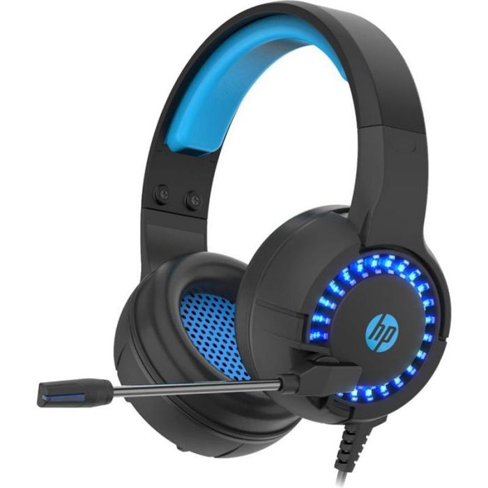 Гарнітура HP DHE-8011UM Gaming, Blue LED, Black Black