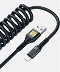Кабель Luxe Cube Dynamic USB-Lightning, 1.5м, Black (4446689101557) 