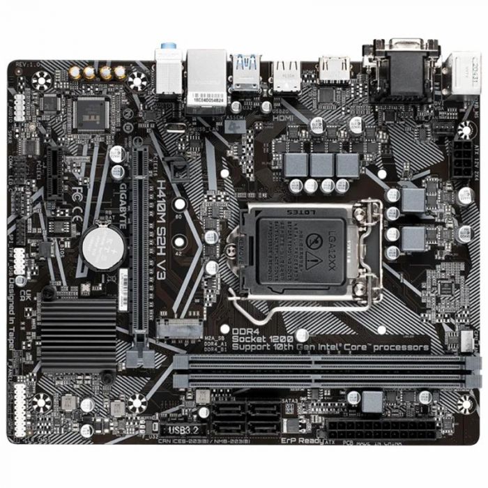 Материнська плата Gigabyte H410M S2H V3 Socket 1200