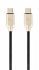 Кабель Cablexpert (CC-USB2PD60-CMCM-1M) USB Type-C-USB Type-C, 1м, чорний/золотистий