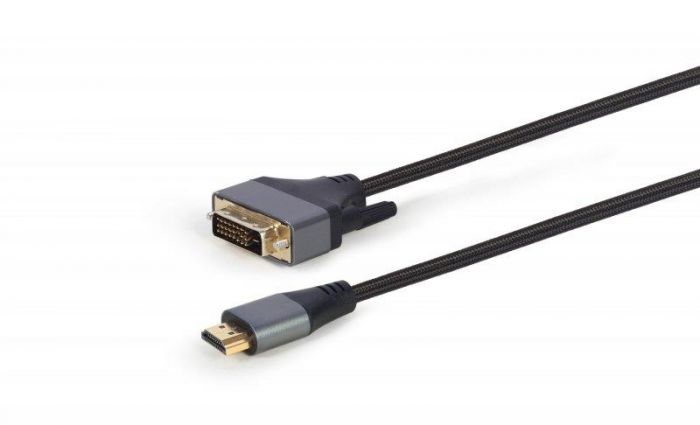 Кабель Cablexpert (CC-HDMI-DVI-4K-6) HDMI-DVI 1.8м чорний