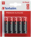 Батарейка Verbatim Alkaline AA/LR06 BL 10шт