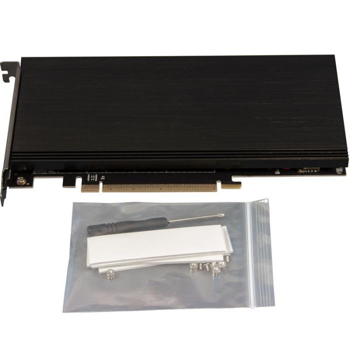 Плата розширення Frime (ECF-PCIEtoSSD013) PCI-E-4хM2, PLX8747