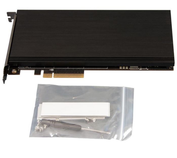 Плата розширення Frime (ECF-PCIEtoSSD011) PCI-E-4хM.2, PLX8724