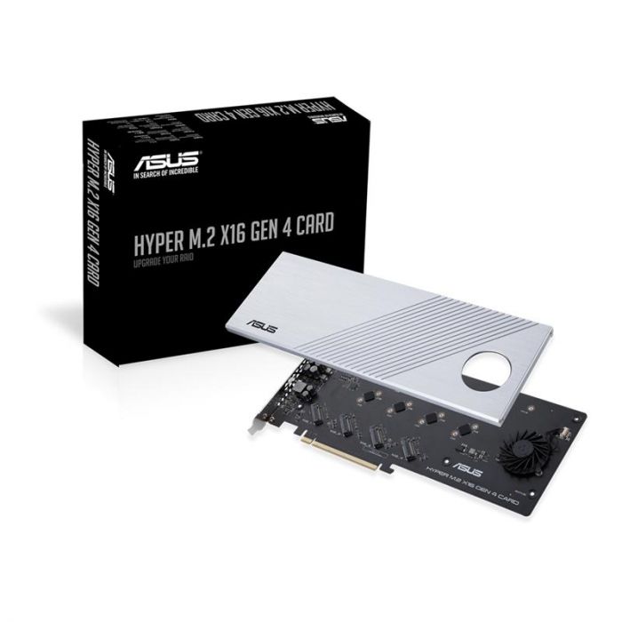 Контролер PCI-E Asus Hyper M.2 X16 PCIe 4.0 X4 Expansion Card GEN 4 (90MC08A0-M0EAY0)