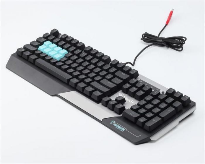 Клавіатура A4Tech Bloody B865 LK Blue Gun Ukr Grey USB