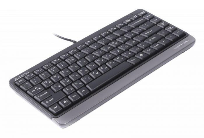 Клавіатура A4Tech Fstyler FKS11 Ukr Grey USB