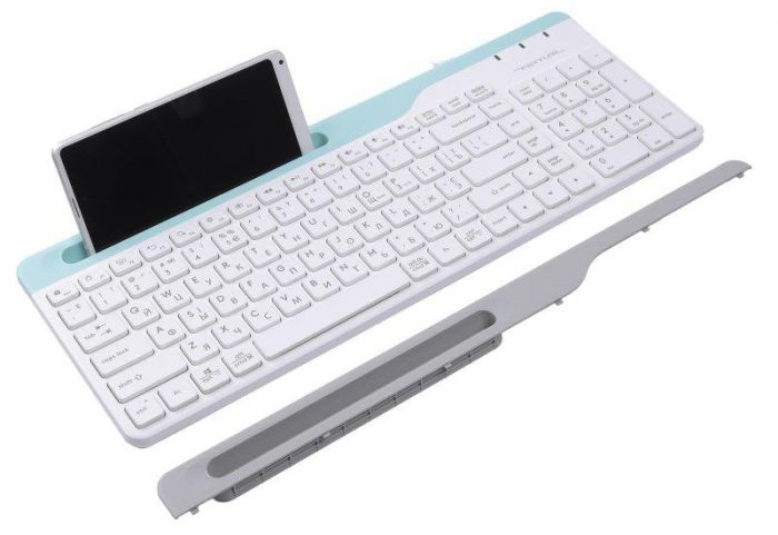 Клавіатура A4Tech Fstyler Ukr FK25 White