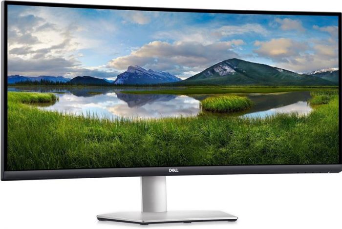 Монiтор DELL 34" S3422DW (210-AXKZ) VA Silver Curved