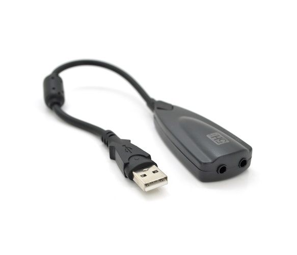 Звукова карта Voltronic USB-sound card (7.1) 3D sound Black (YT-SC-7.1/07386)