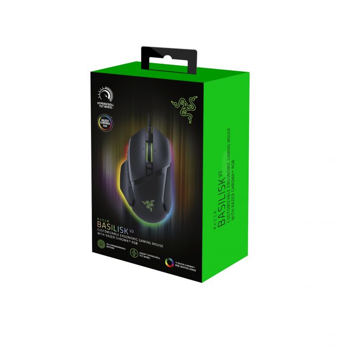 Мишка Razer Basilisk V3 (RZ01-04000100-R3M1) Black USB