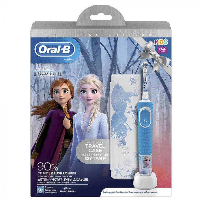 Зубная электрощетка Braun Oral-B Kids Frozen II (D100.413.2KX Frozen II)