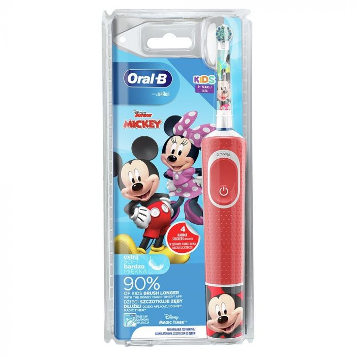 Зубна електрощітка Braun Oral-B Kids Mickey (D100.413.2K Mickey)