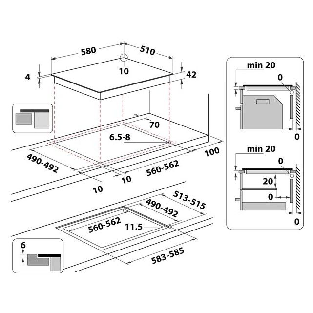 Варильна поверхня Indesit RI 260 C