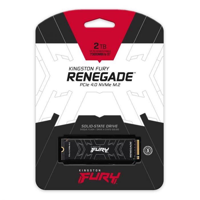 Накопичувач SSD 2TB Kingston Fury Renegade M.2 2280 PCIe 4.0 x4 NVMe 3D TLC (SFYRD/2000G)