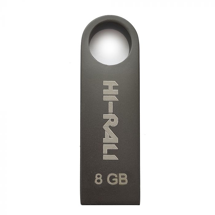 Флеш-накопичувач USB 8GB Hi-Rali Shuttle Series Black (HI-8GBSHBK)