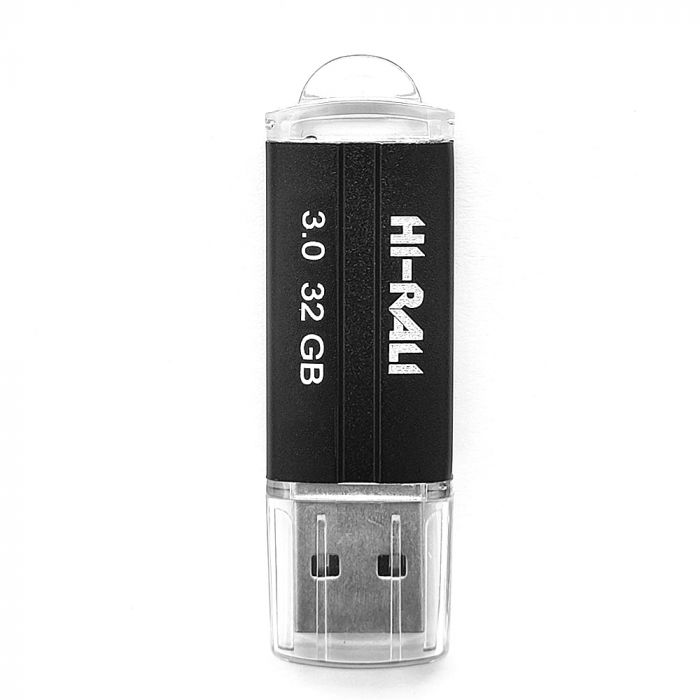 Флеш-накопичувач USB3.0 32GB Hi-Rali Corsair Series Black (HI-32GB3CORBK)