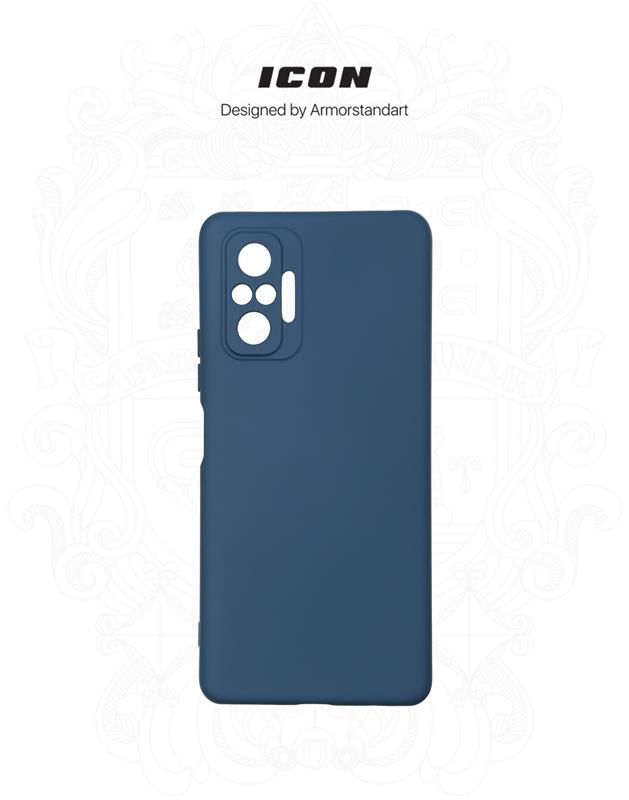 Чохол-накладка Armorstandart Icon для Xiaomi Redmi Note 10 Pro Blue (ARM58261)