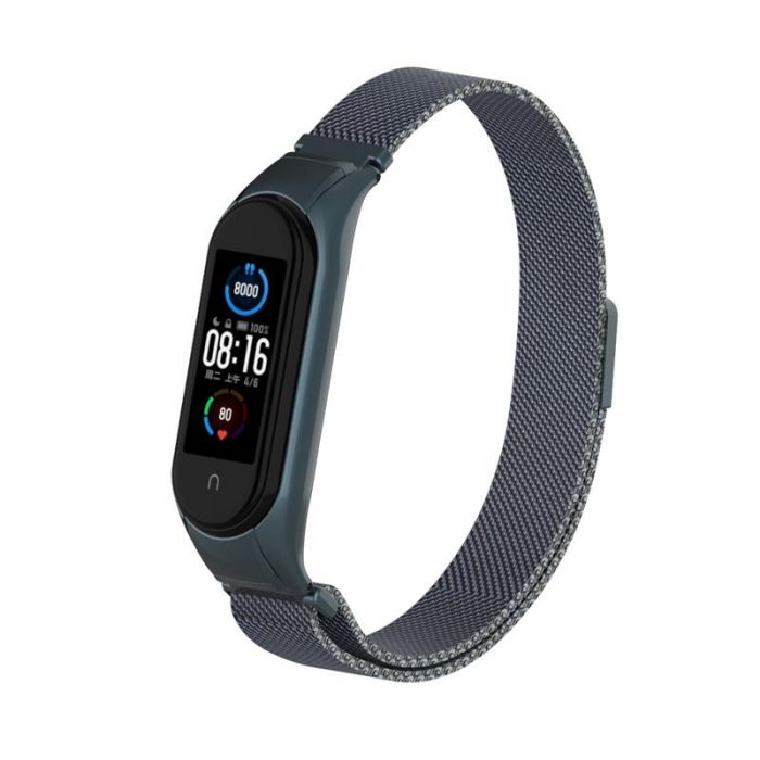 Ремінець Armorstandart Milanese Magnetic Band 503 для Xiaomi Mi Band 6/5 Titanium Grey (ARM57184)