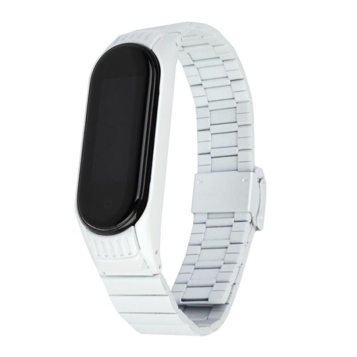 Ремінець Armorstandart Metal Band Link 603 для Xiaomi Mi Band 6/5 Creamy White (ARM59065)