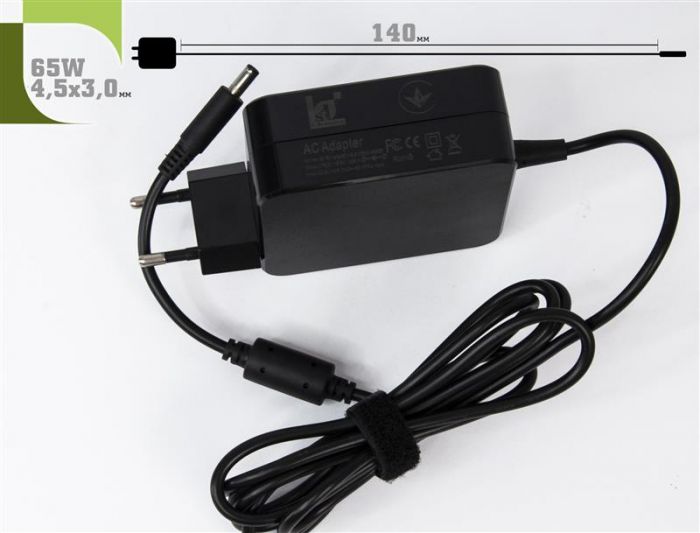 Блок живлення 1StCharger для ноутбука HP 19.5V 65W 3.33A 4.5х3.0мм Wall Mount (WM1ST19.5V65W4530H)