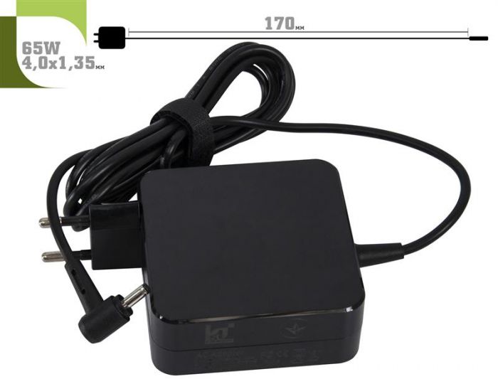 Блок живлення 1StCharger для ноутбука Asus 19V 65W 3.42A 4.0х1.35мм Wall Mount (WM1ST19V65W40135)