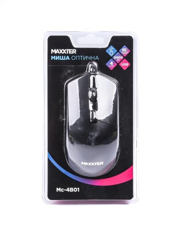 Мишка Maxxter Mc-4B01 Black