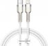 Кабель Baseus Cafule Metal USB-C-Lightning, 2м White (CATLJK-B02)