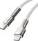 Кабель Baseus Cafule Metal USB-C-Lightning, 2м White (CATLJK-B02)